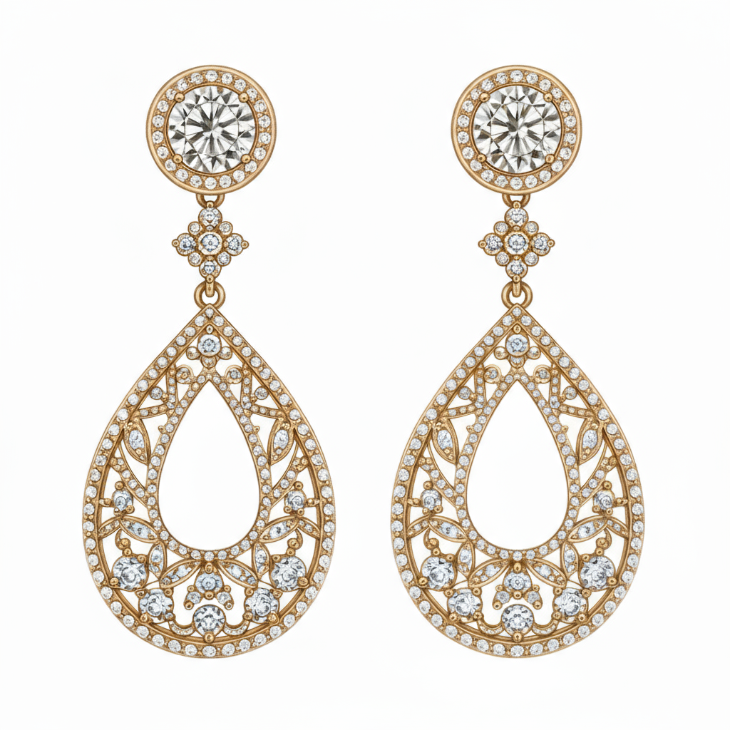 2 Carat Celestia Drops Earrings