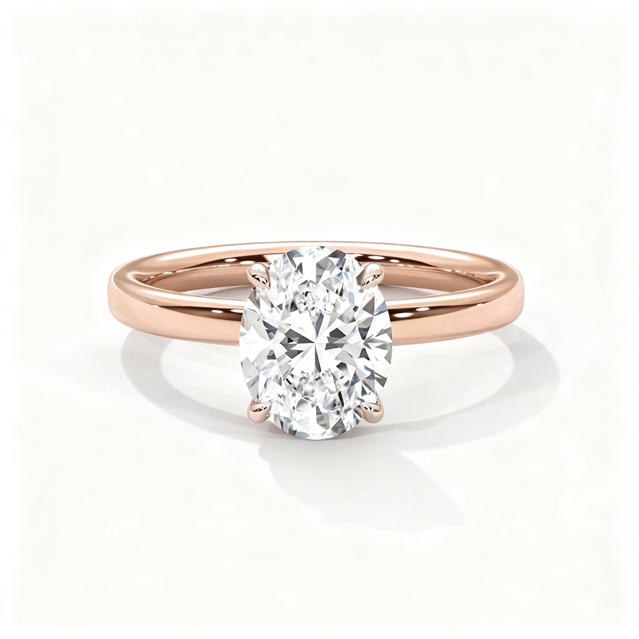 Oval Cut Solitaire Ring