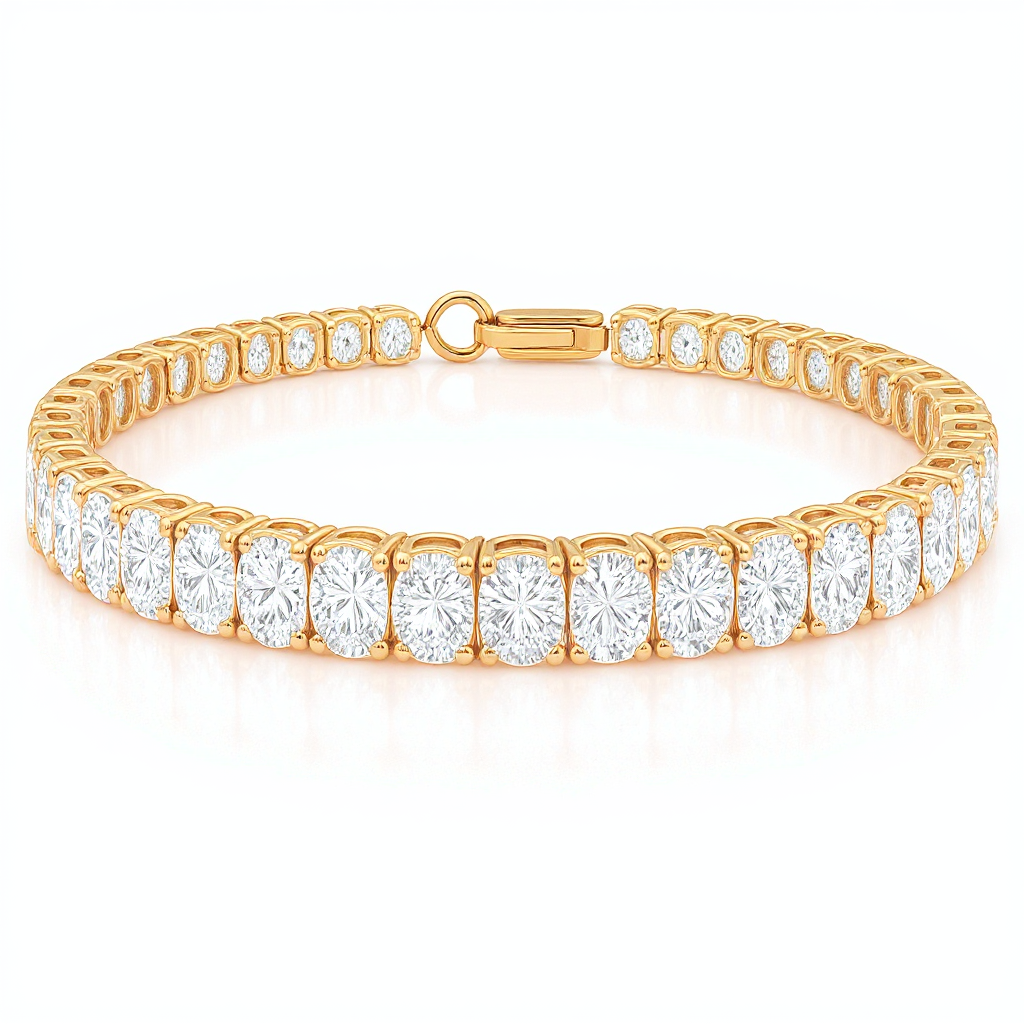 2 Carat to 20 Carat Tennis Bracelet in 10k Gold