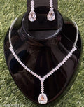 Diamond Necklace & Earring Set in 14KT/18KT Gold – 3.72 CTW
