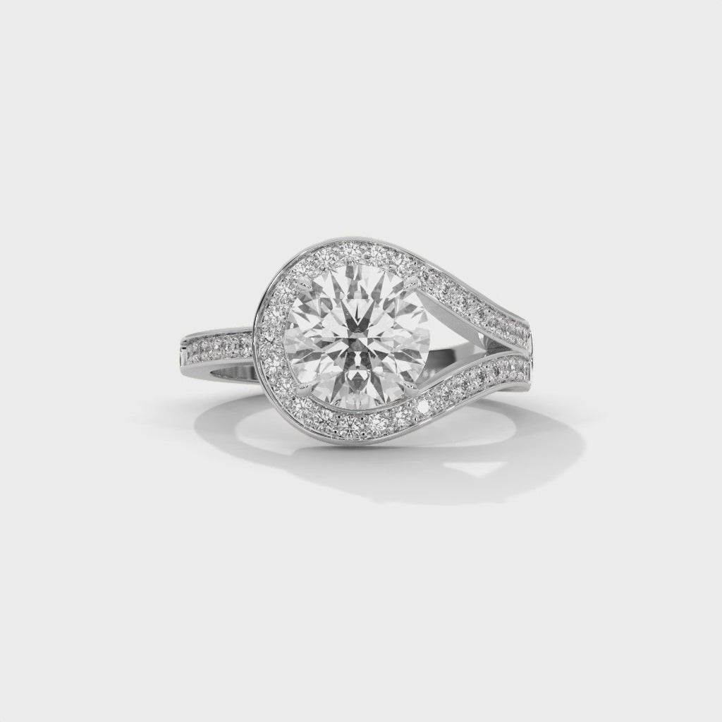 Drop Halo Ring