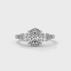 Oval Threestone Ring
