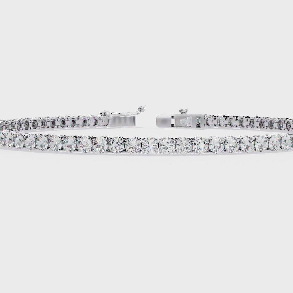 Slim Diamond Tennis Bracelet
