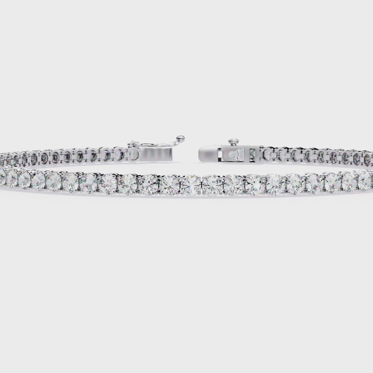 Slim Diamond Tennis Bracelet