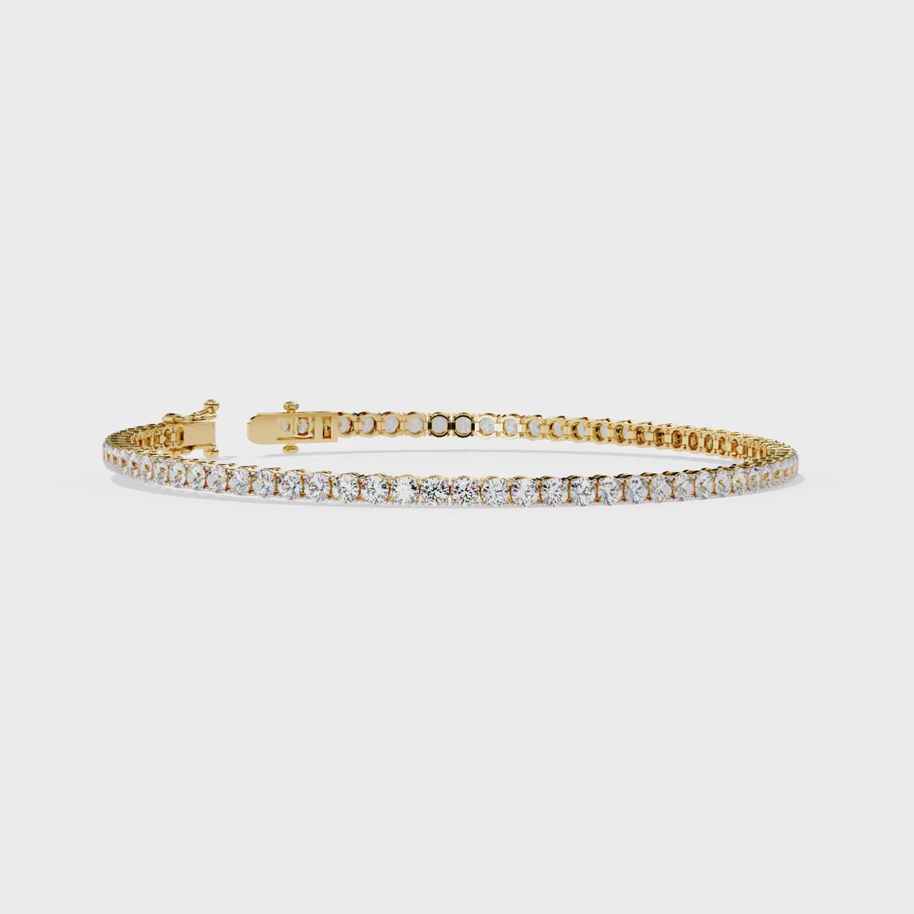 Slim Diamond Tennis Bracelet