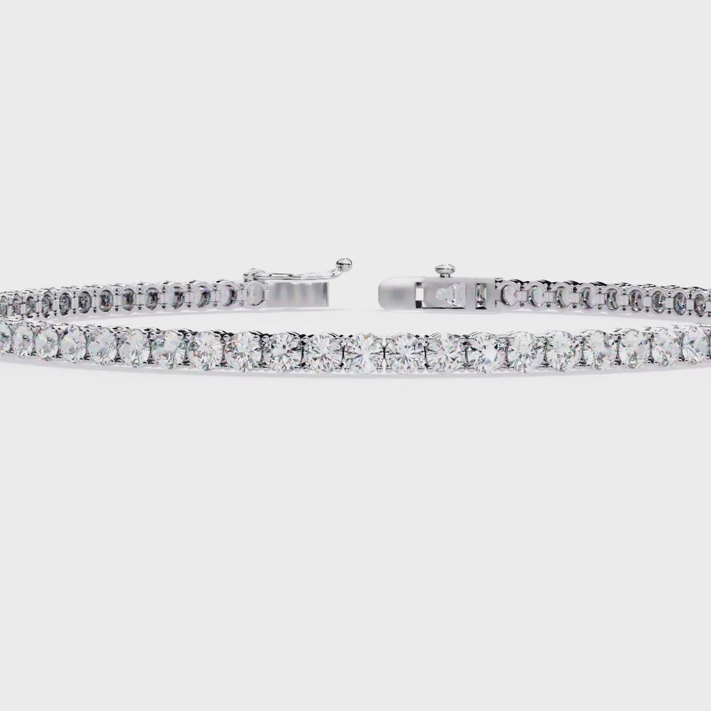 Slim Diamond Tennis Bracelet