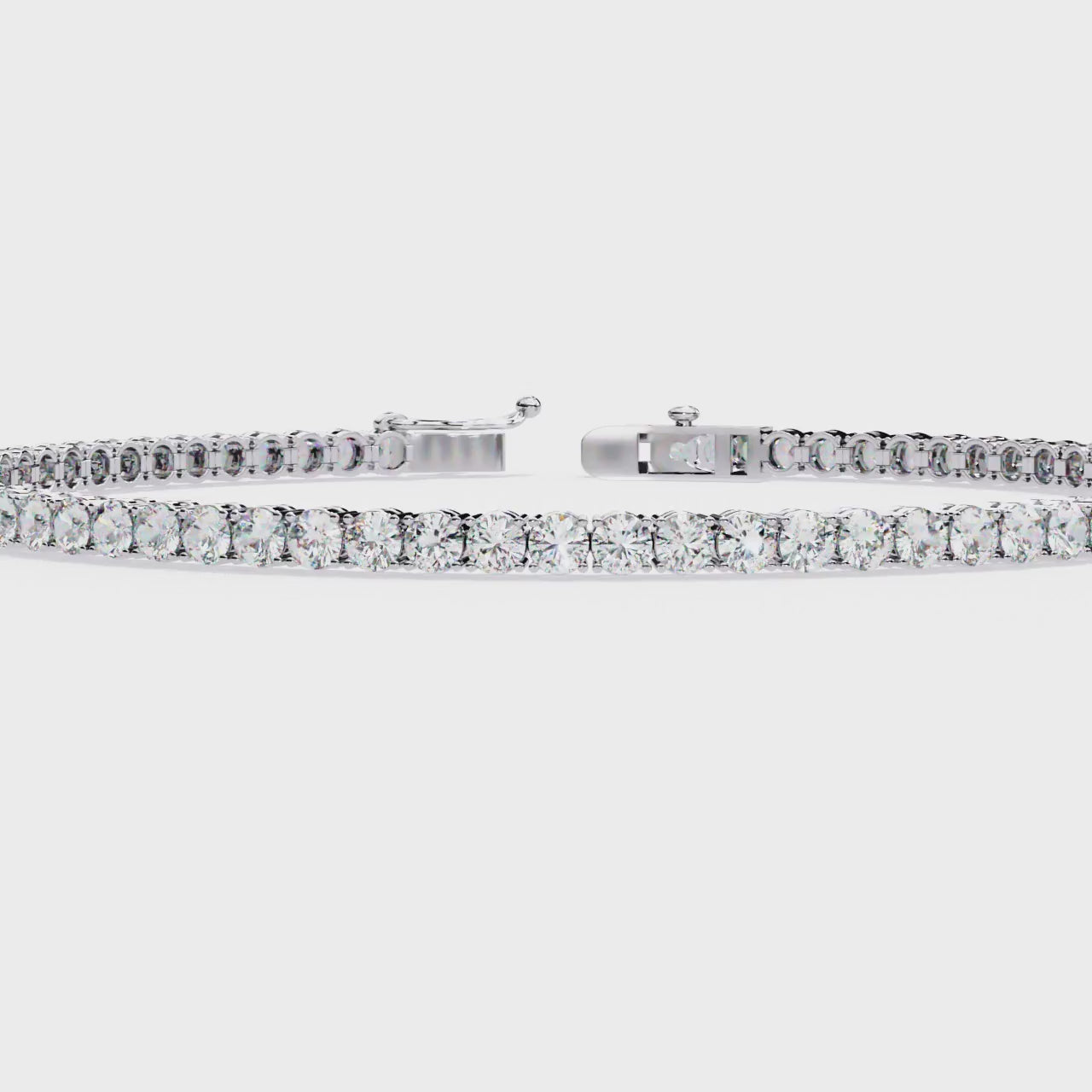 Slim Diamond Tennis Bracelet