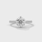 Luna Round Solitaire Ring