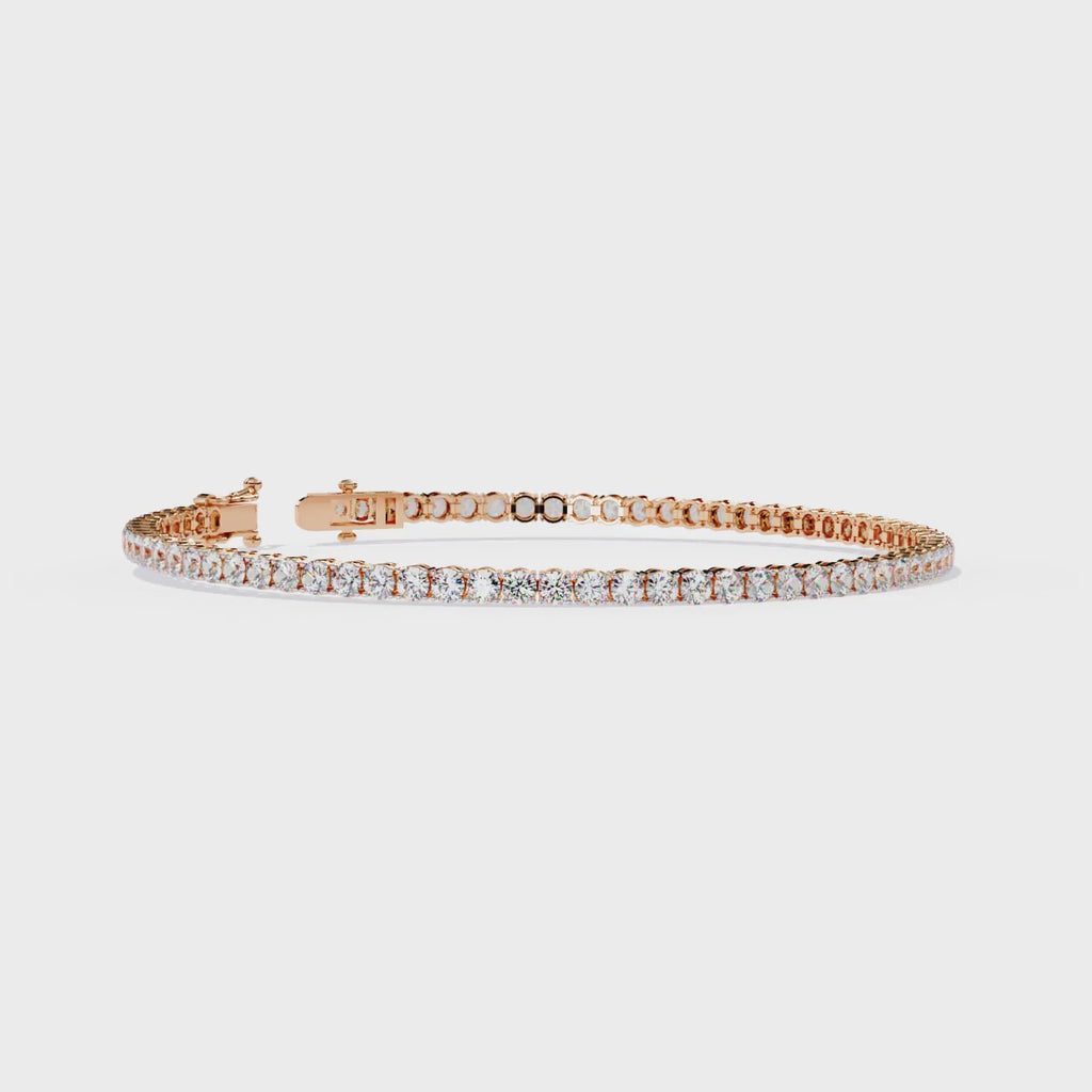 Slim Diamond Tennis Bracelet