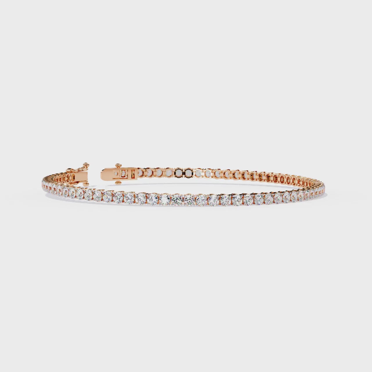 Slim Diamond Tennis Bracelet
