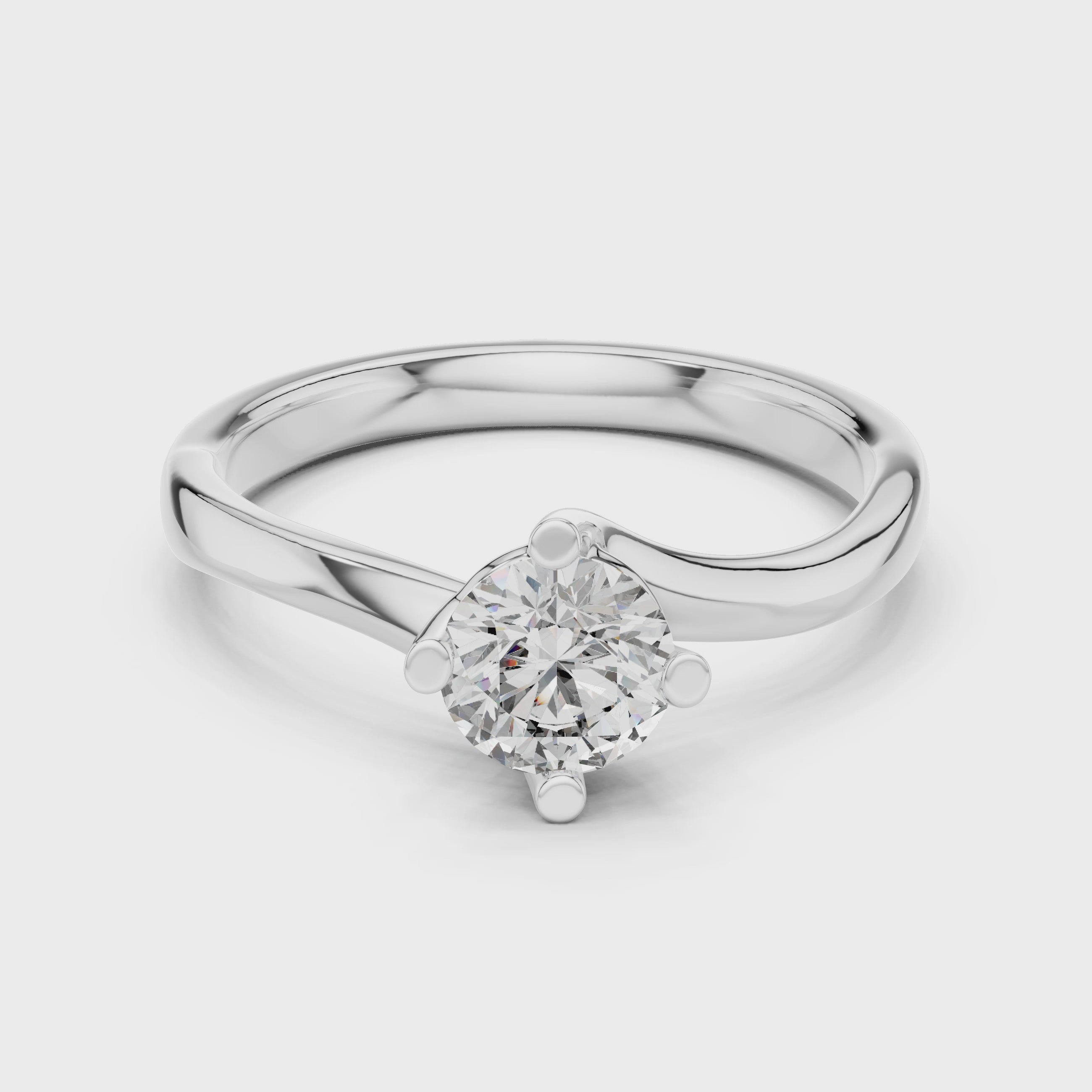 2 ct to 8 ct Diavont Classic Solitaire Ring Mounting