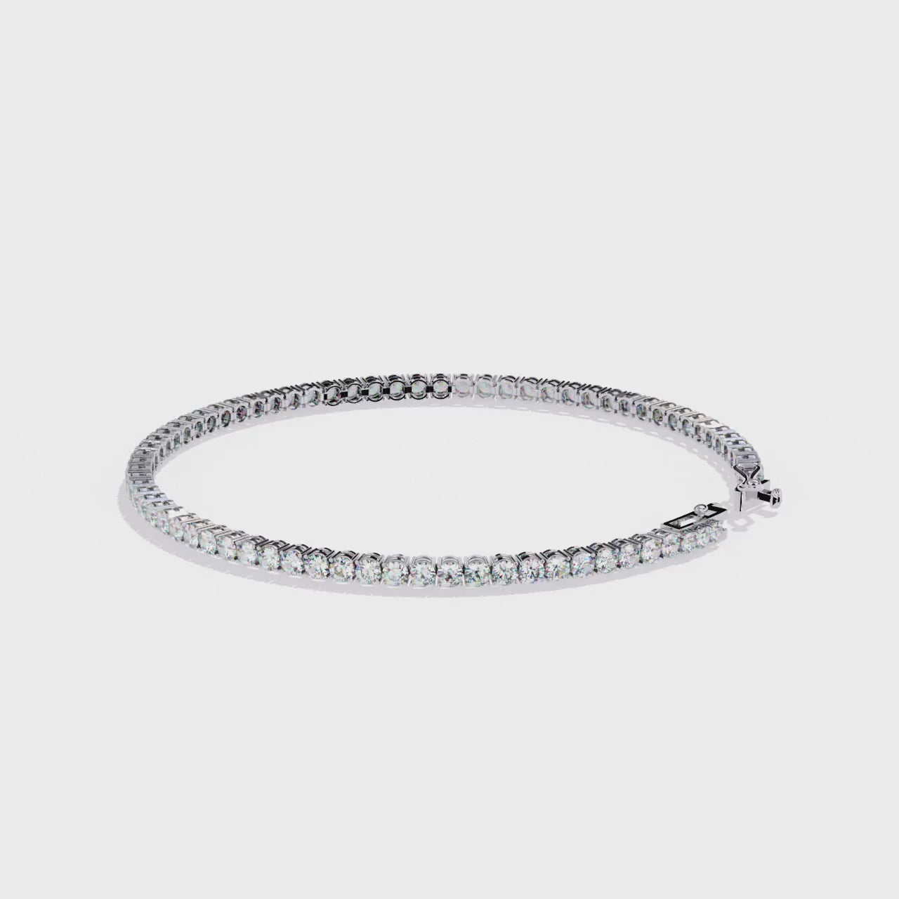 Slim Diamond Tennis Bracelet