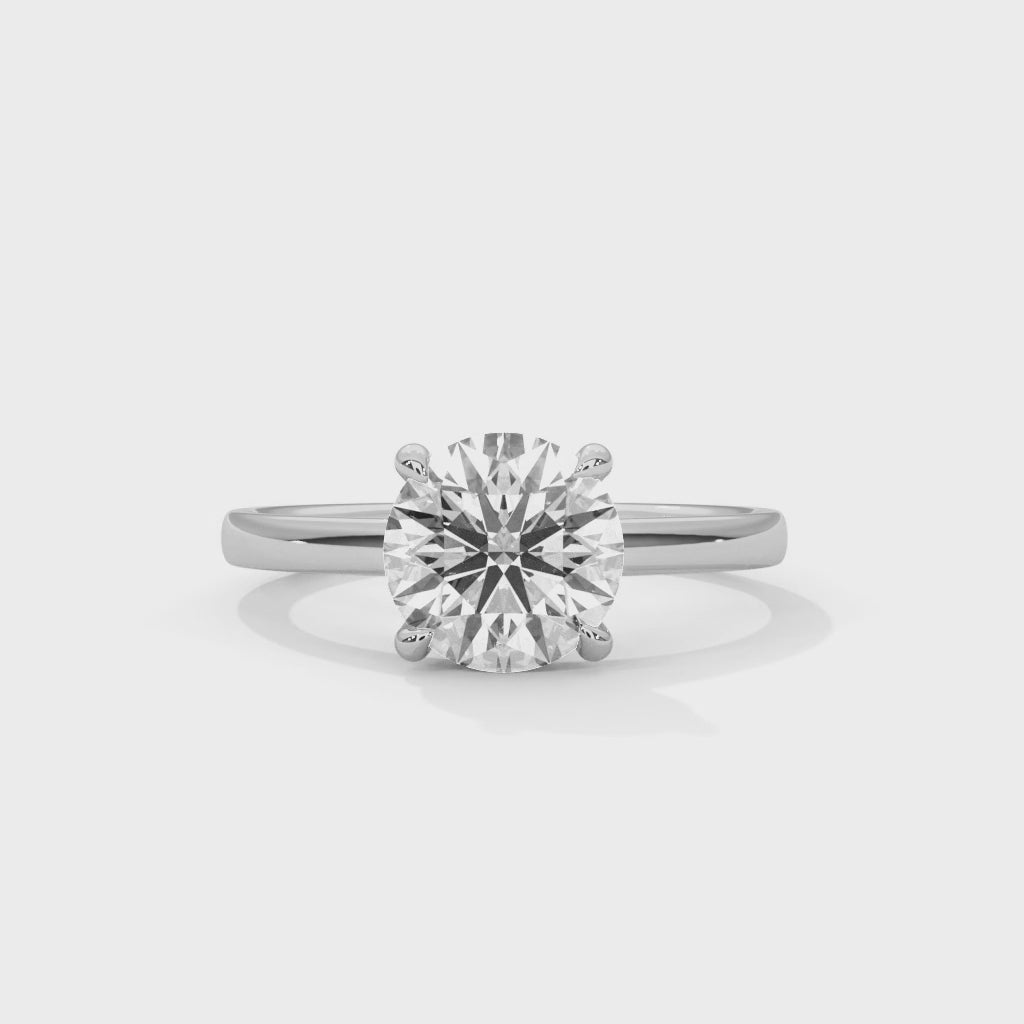 Classic Round Solitaire Ring